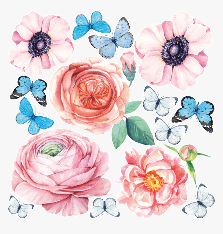 Garden Roses, HD Png Download