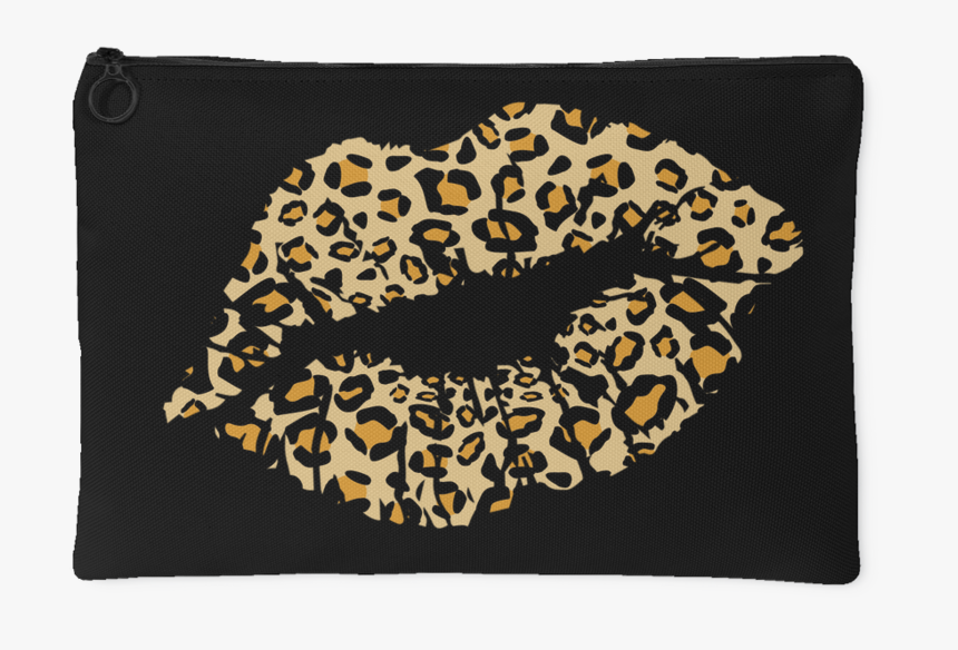 Leopard Lips Kiss Animal Print - Lips Kiss Leopard Print, HD Png Download