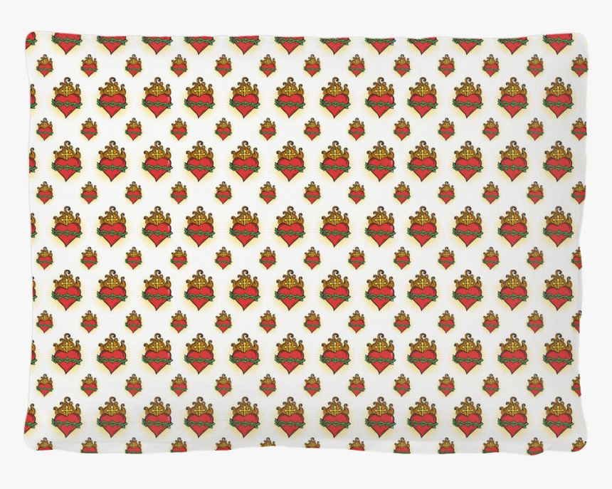 Sacred Heart Pattern Pet Bed - Placemat, HD Png Download