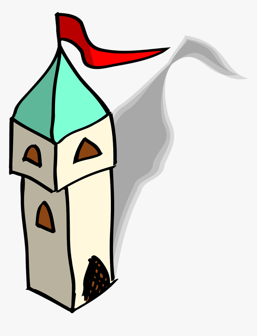 Flying Vector Castle - Meaning Of Land Mark, HD Png Download