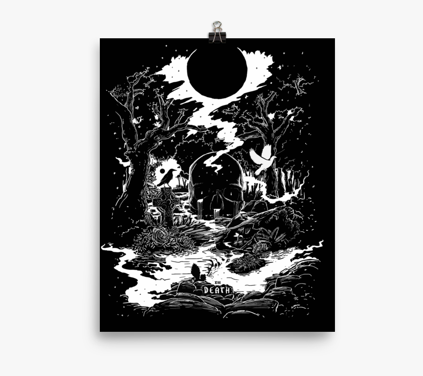 Transparent Tarot Card Png - Death Tarot Card Design, Png Download