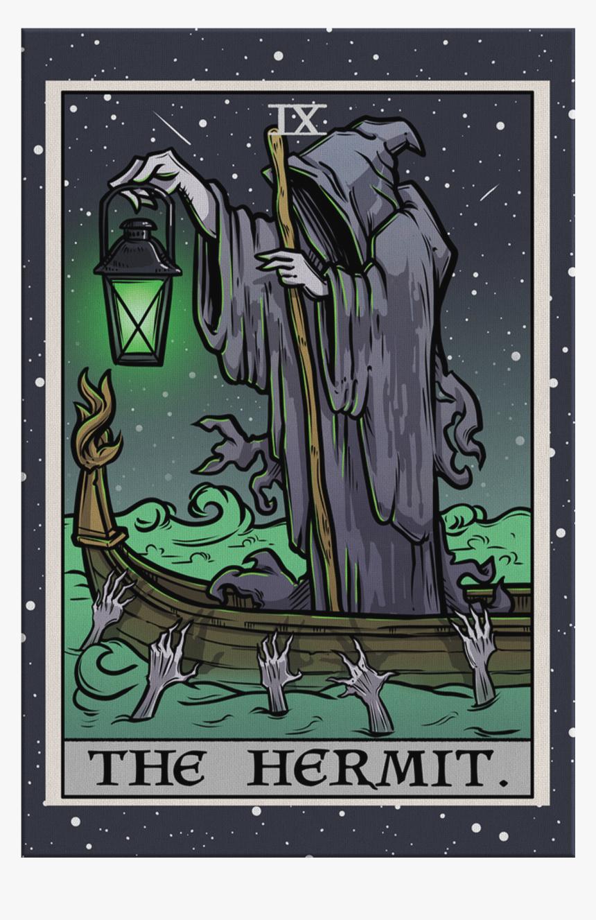 Hermit Tarot Card Art HD Png Download Transparent Png Image PNGitem