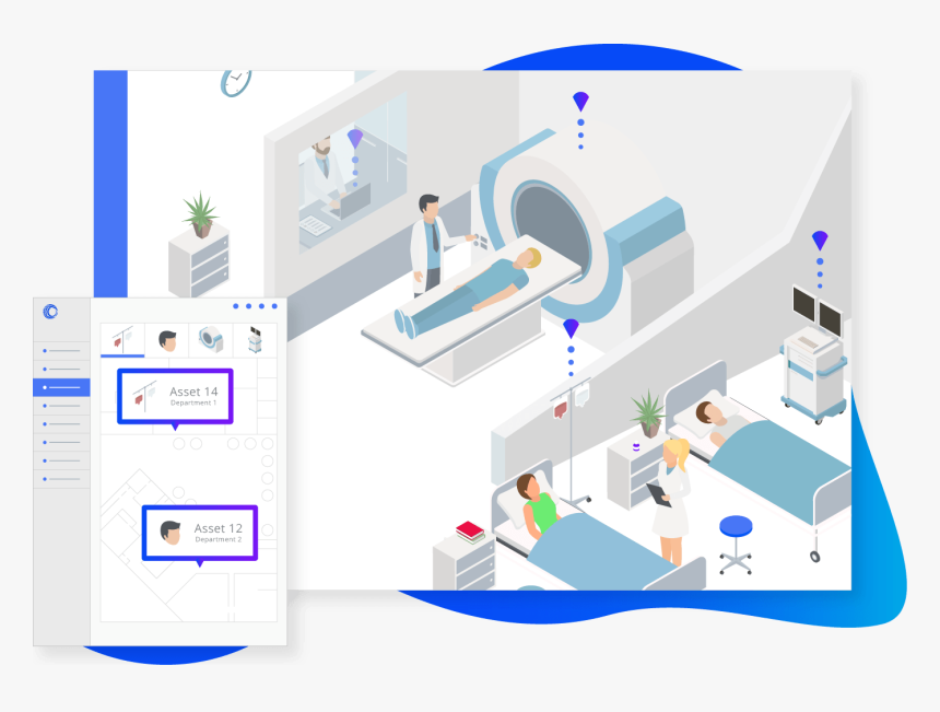 How Hospitals Can Improve Patient Flow Through Location-aware - Indoor Asset Tracking Hospital, HD Png Download