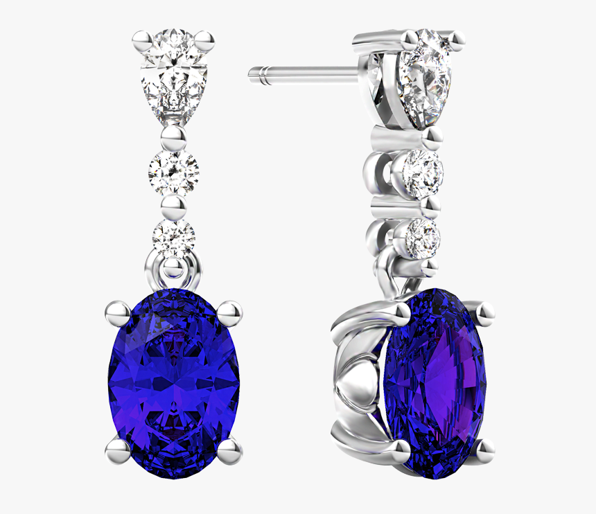 Fancy Shape Diamond Drop Earrings - Earrings, HD Png Download