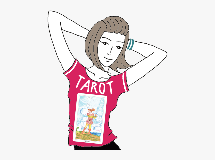 Tarot Card - Girl, HD Png Download