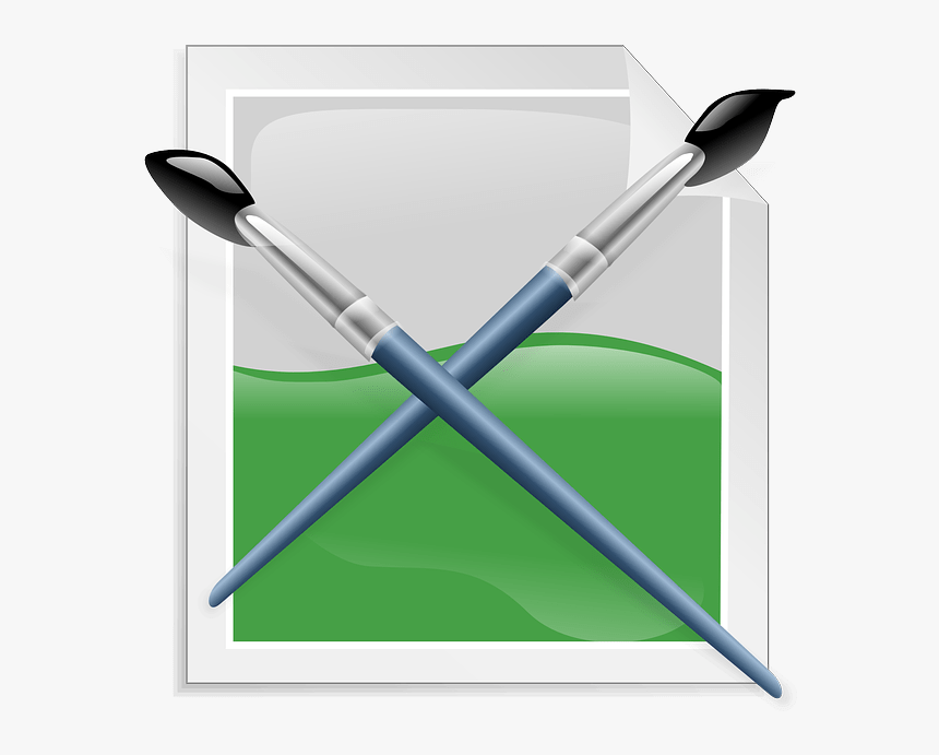 Paint Brush Image Edit Art Photoshop - Landscape Clipart, HD Png Download