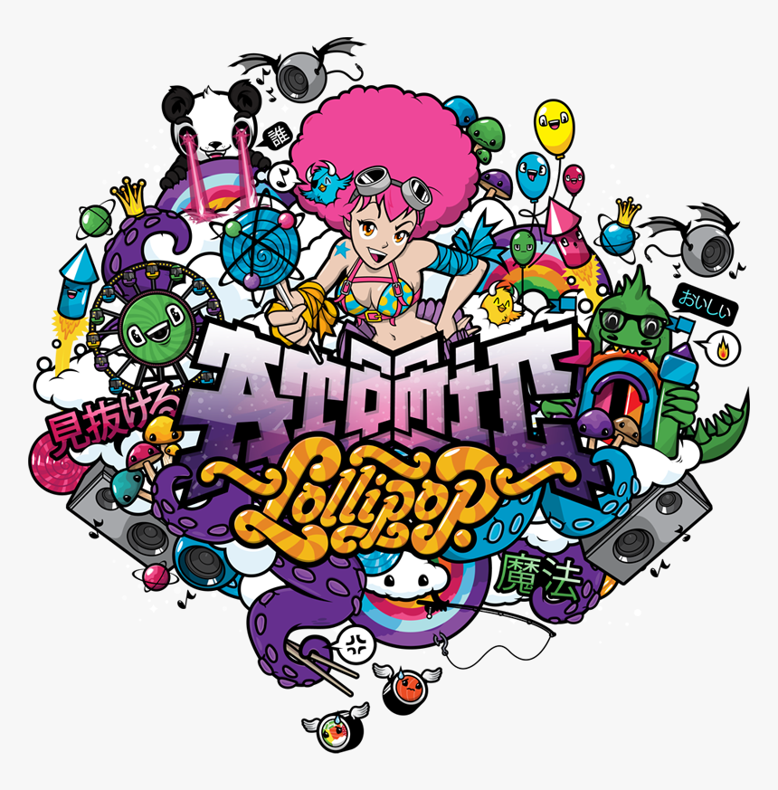 June 2013 Png Library - Atomic Lollipop, Transparent Png