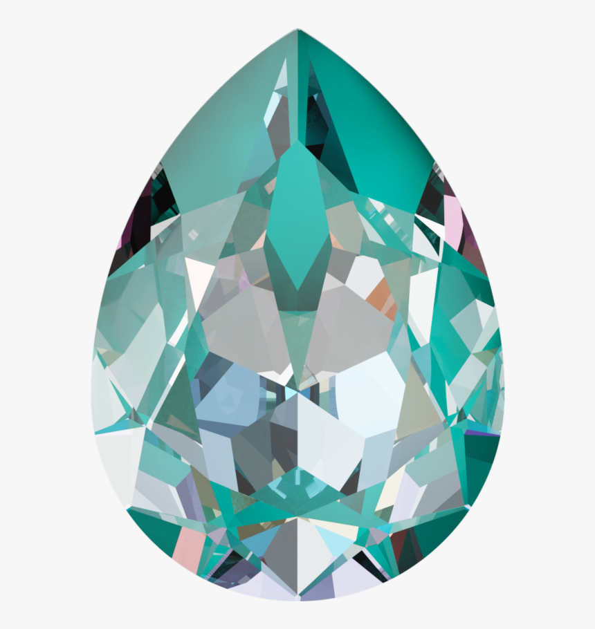 Swarovski 4320 Pear Shaped Fancy Stone Crystal Laguna - Swarovski Ag, HD Png Download