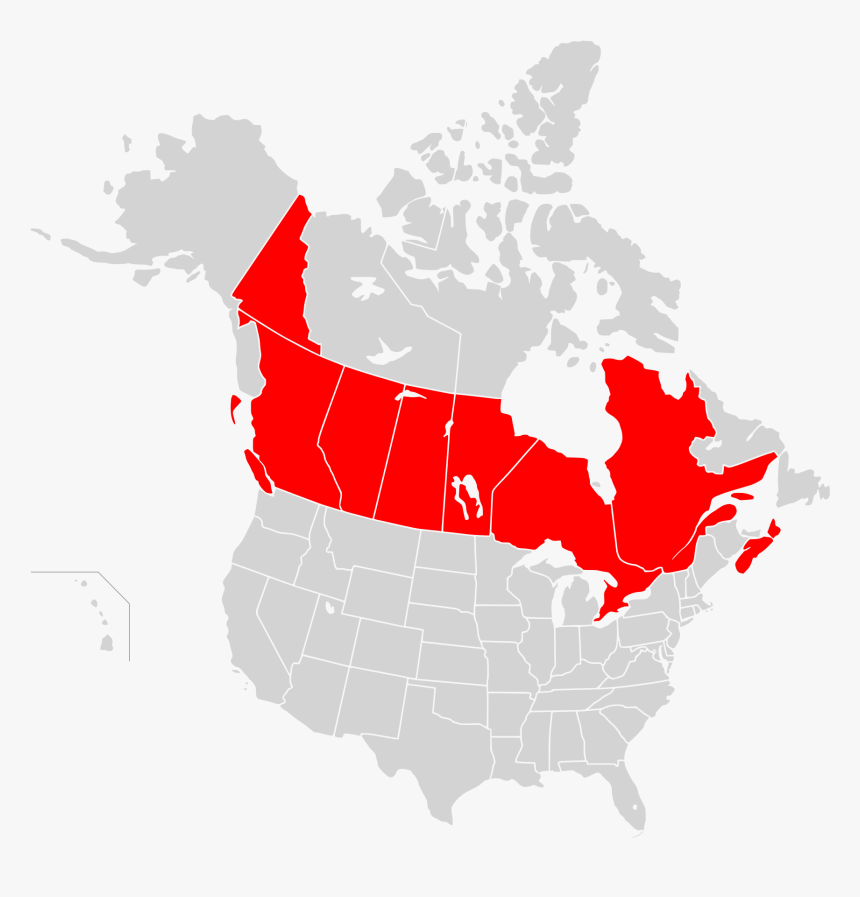 Canada Size To Us, HD Png Download