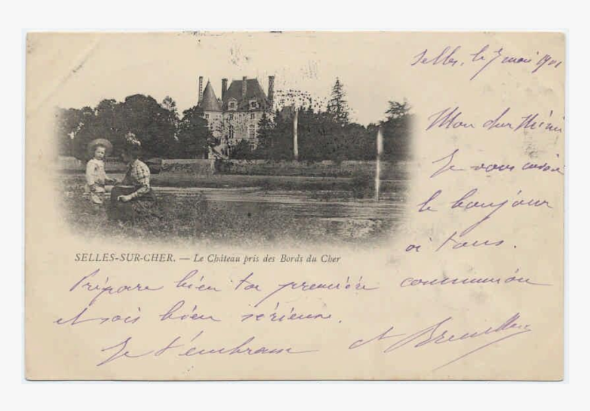 Cartes Postales De La Collection Des Archives Départementales - Handwriting, HD Png Download