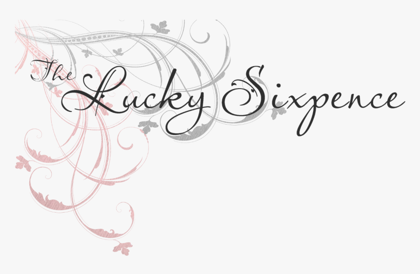 The Lucky Sixpence Scroll Logo - Calligraphy, HD Png Download