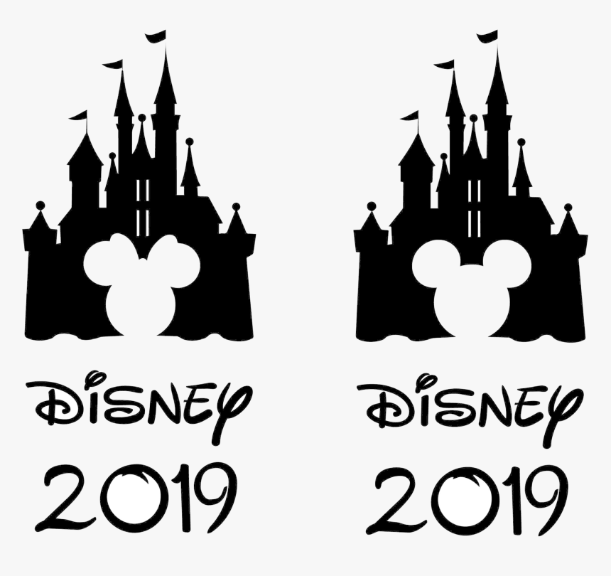 Disney Castle Awesome Clipart Dxf Etsy Combination - Clip Art Disney Castle, HD Png Download