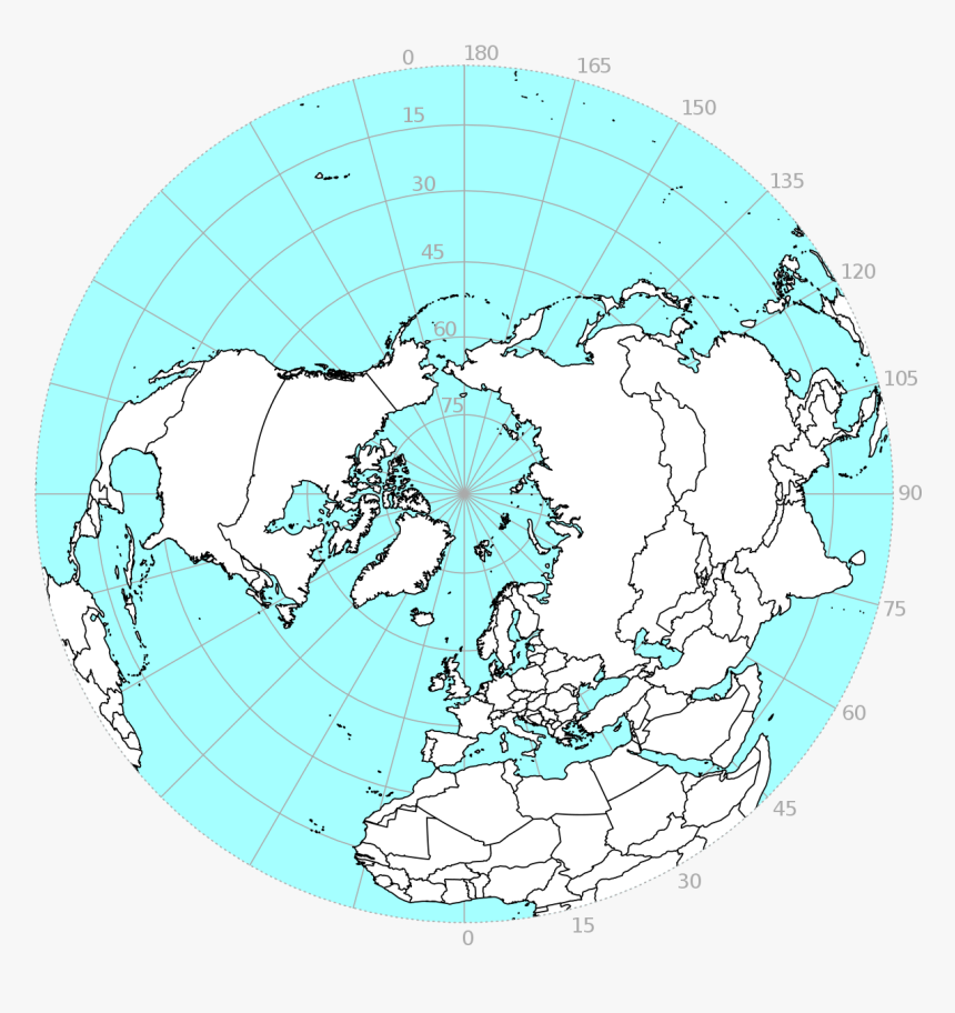 North America Map Quiz - Northern Hemisphere Map, HD Png Download