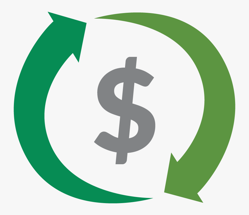 Transparent Recyclable Materials Clipart - Coin Icon Black And White, HD Png Download