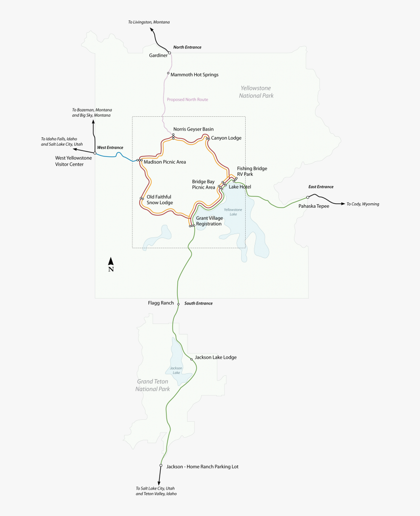 Yellowstone Supervolcano Map, HD Png Download
