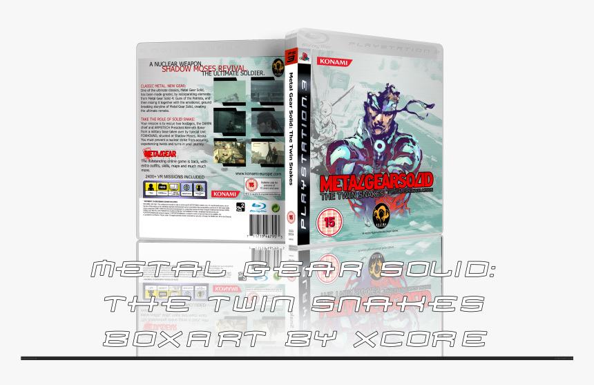 Metal Gear Solid - Metal Gear Solid The Twin Snakes Ps3, HD Png Download