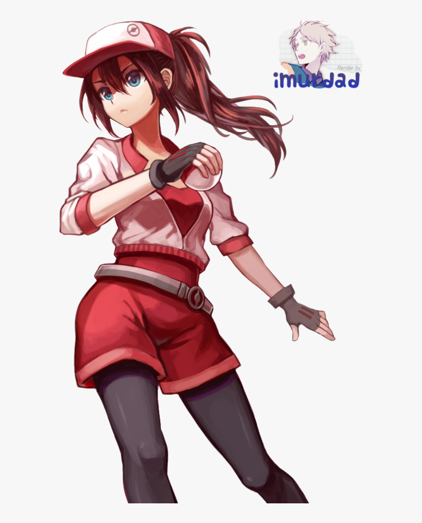 Female Fire Pokemon Trainer, HD Png Download