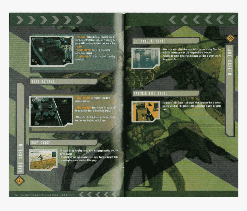 Metal Gear Solid 2 Sons Of Liberty Manual, HD Png Download