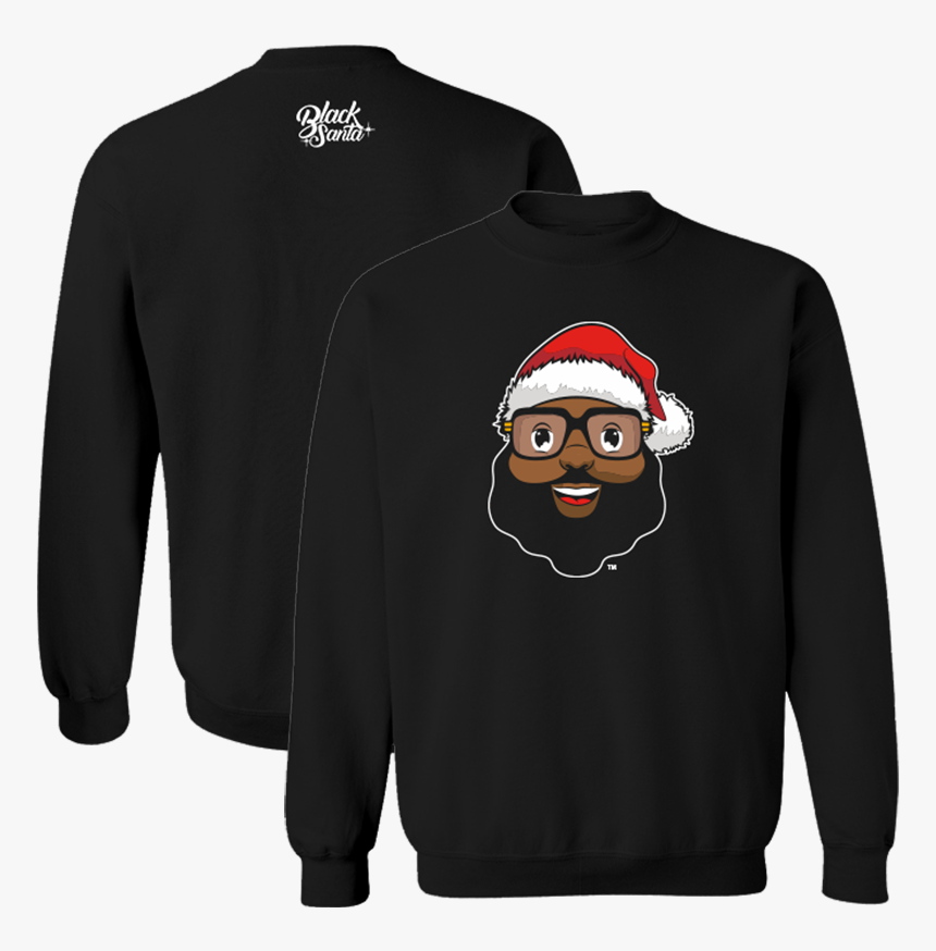 Black Santa Logo Sweater - Sweater, HD Png Download