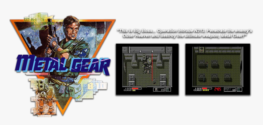Metal Gear Nes, HD Png Download