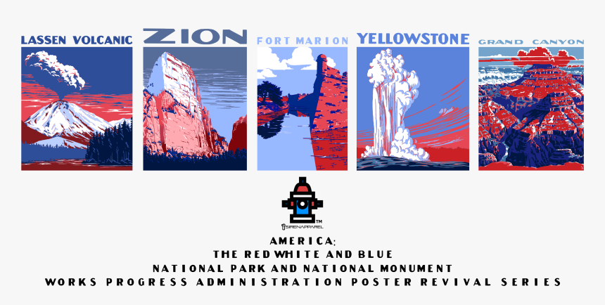 Wpa National Park Posters, HD Png Download