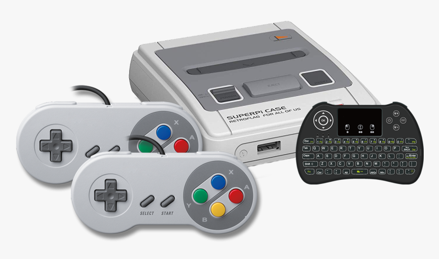 Droix Retropie Home Entertainment Gaming System S Line - Snes Controller, HD Png Download