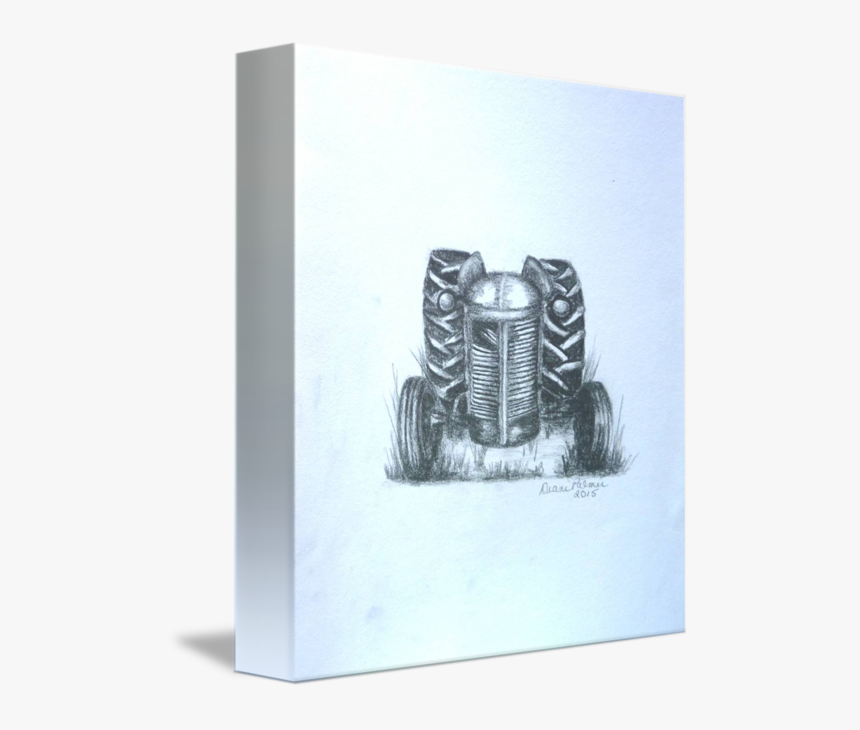 Drawing Tractors Old - Sketch, HD Png Download