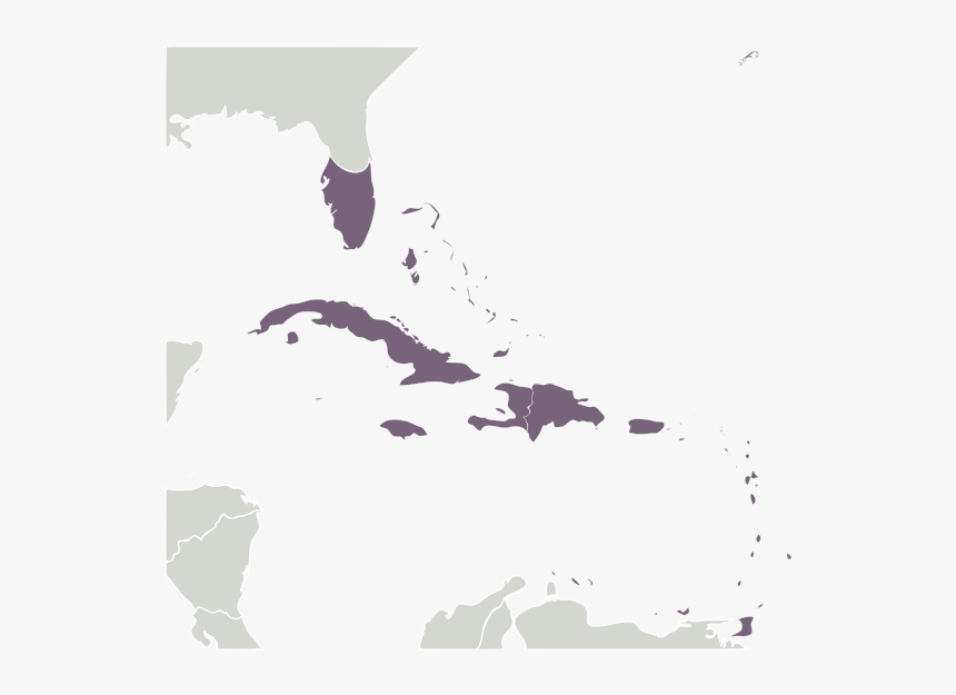 Neotropic Ecozone Caribbean - Caribbean Map With Capitals, HD Png Download