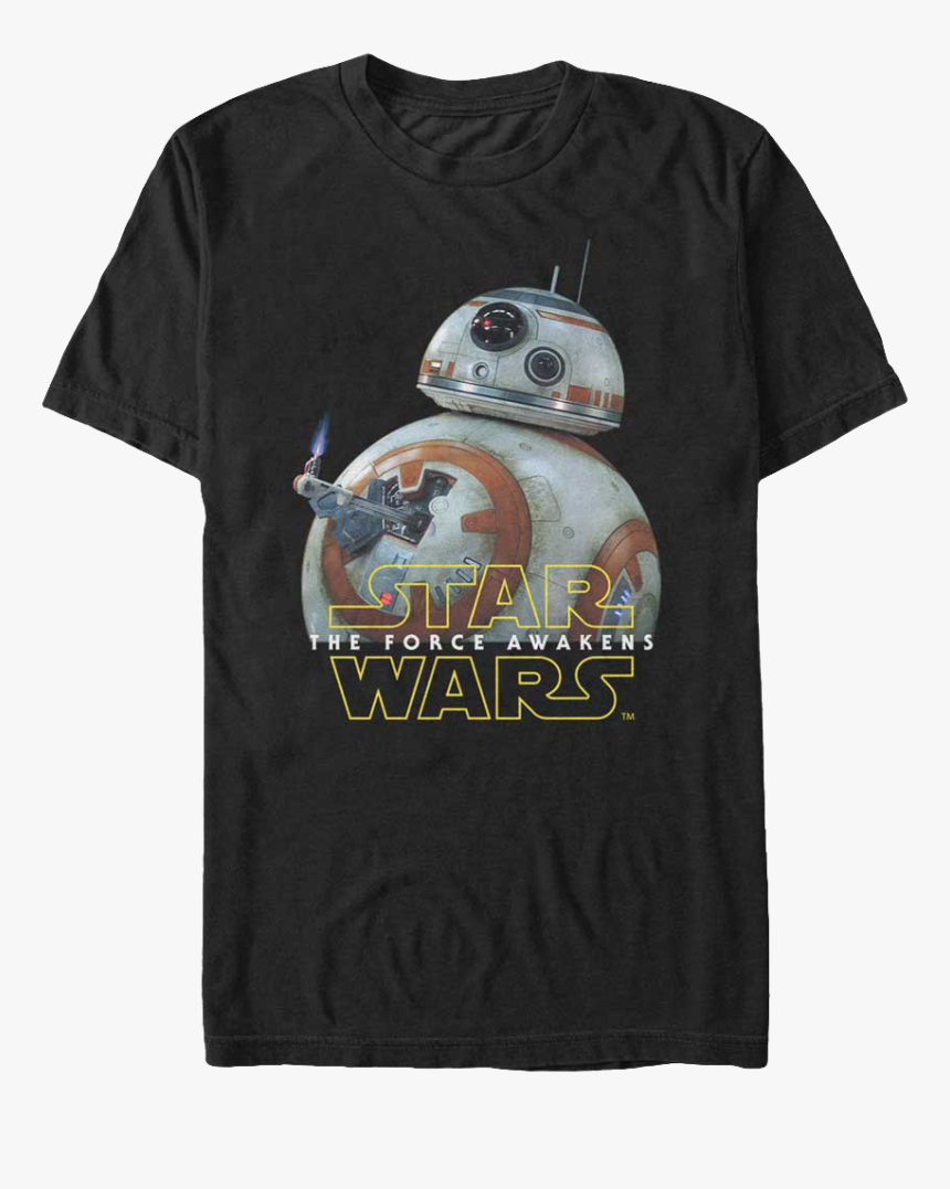 Star Wars Force Awakens Bb 8 Lighter T Shirt - Star Wars The Force Awakens, HD Png Download