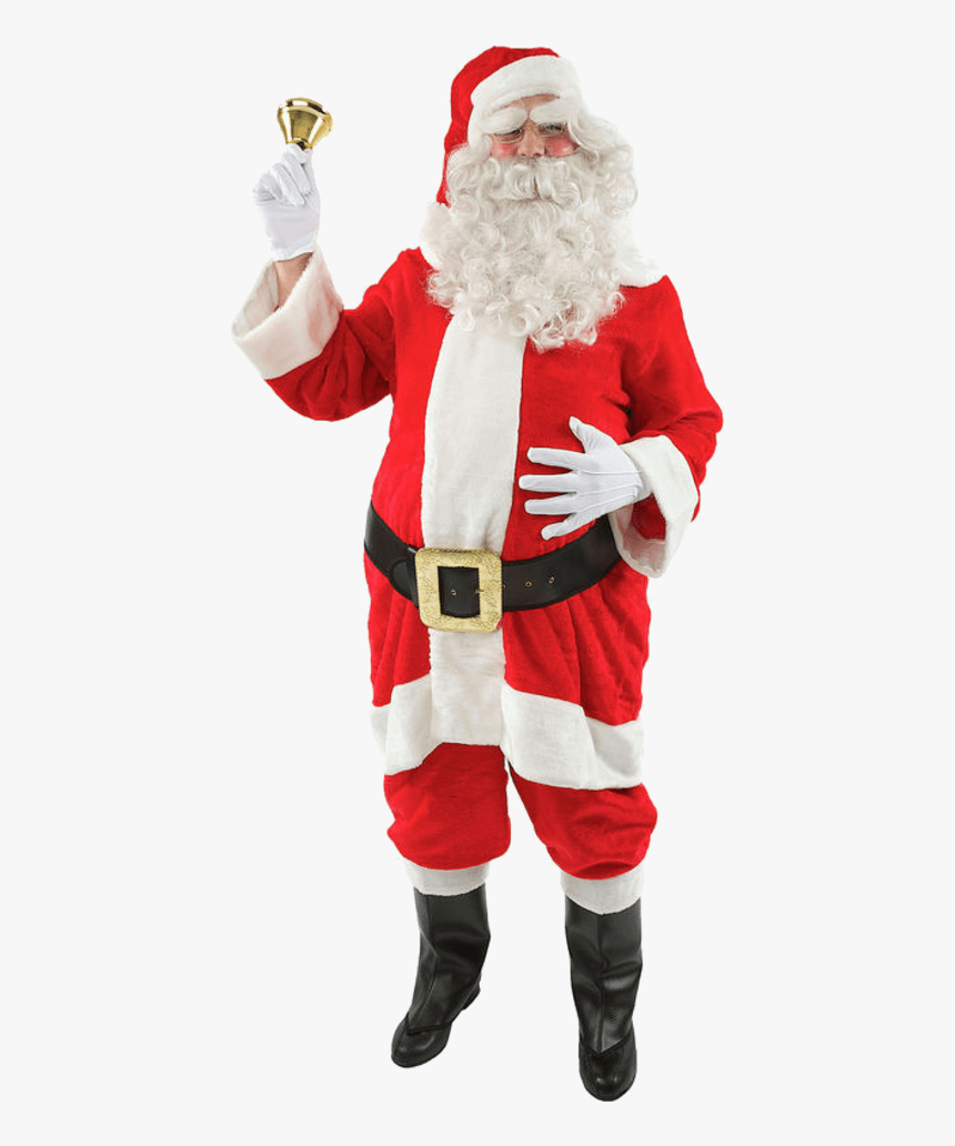 Santa Suit Png Banner Black And White Library - Transparent Santa Claus Suit Png, Png Download