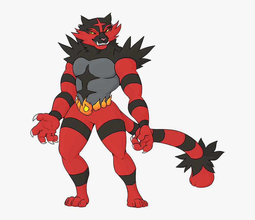 Transparent Decidueye Png - Pokemon Incineroar White Background, Png Download