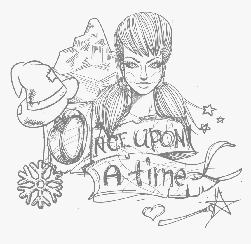 Fairytale Clipart Black And White, HD Png Download