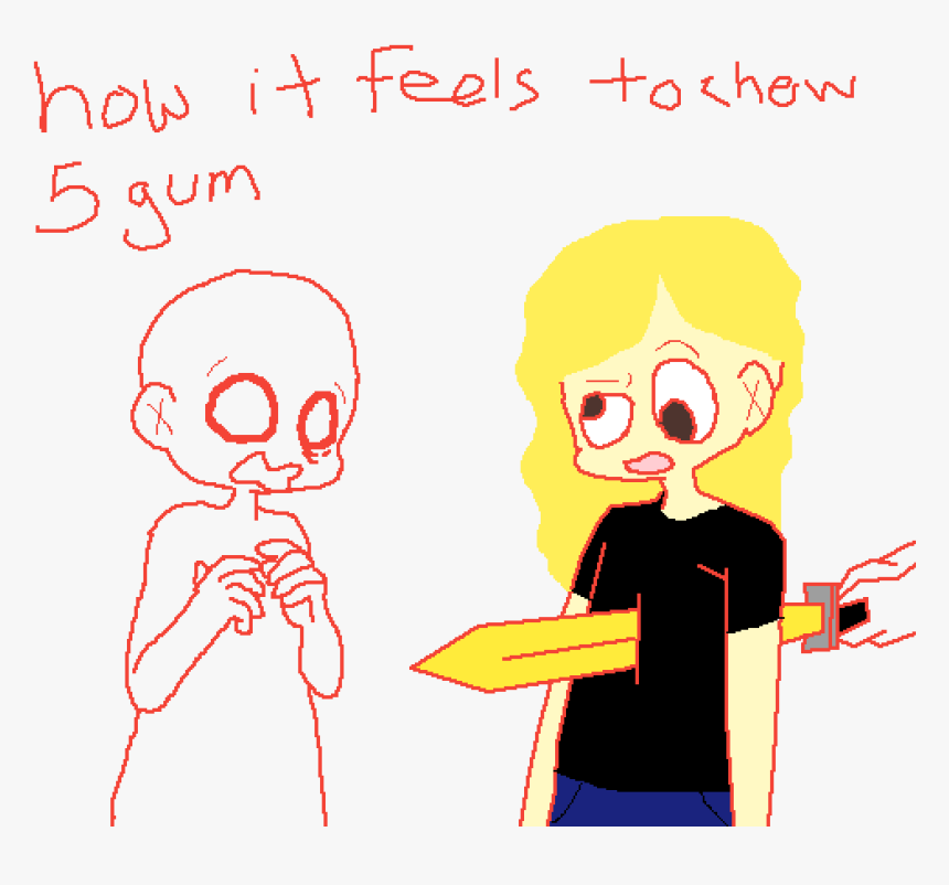 Feels Like To Chew 5 Gum, HD Png Download