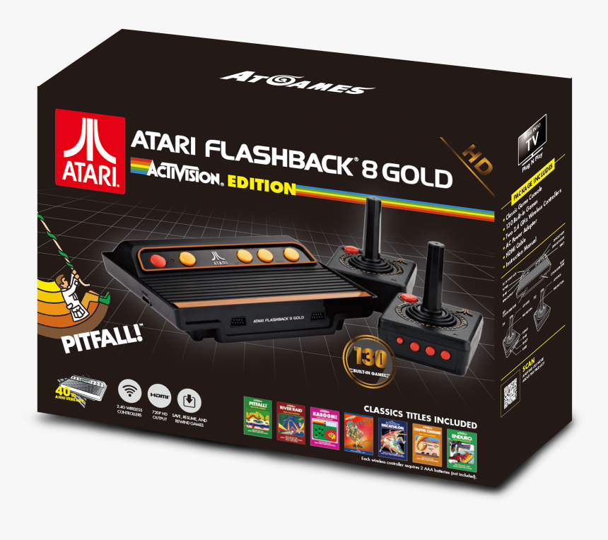 Atari Flashback 8 Gold, HD Png Download