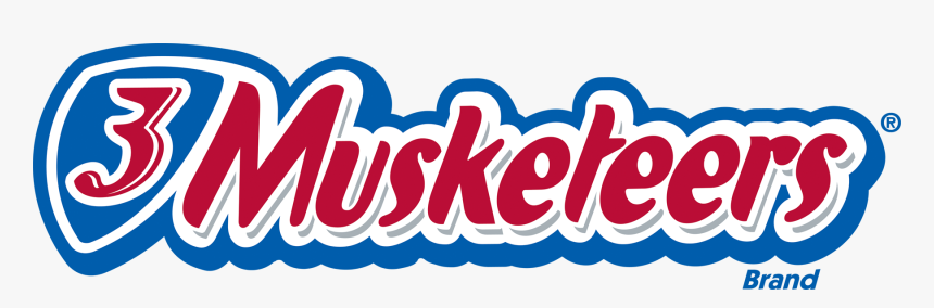 3 Musketeers Bar Logo Black And White, HD Png Download