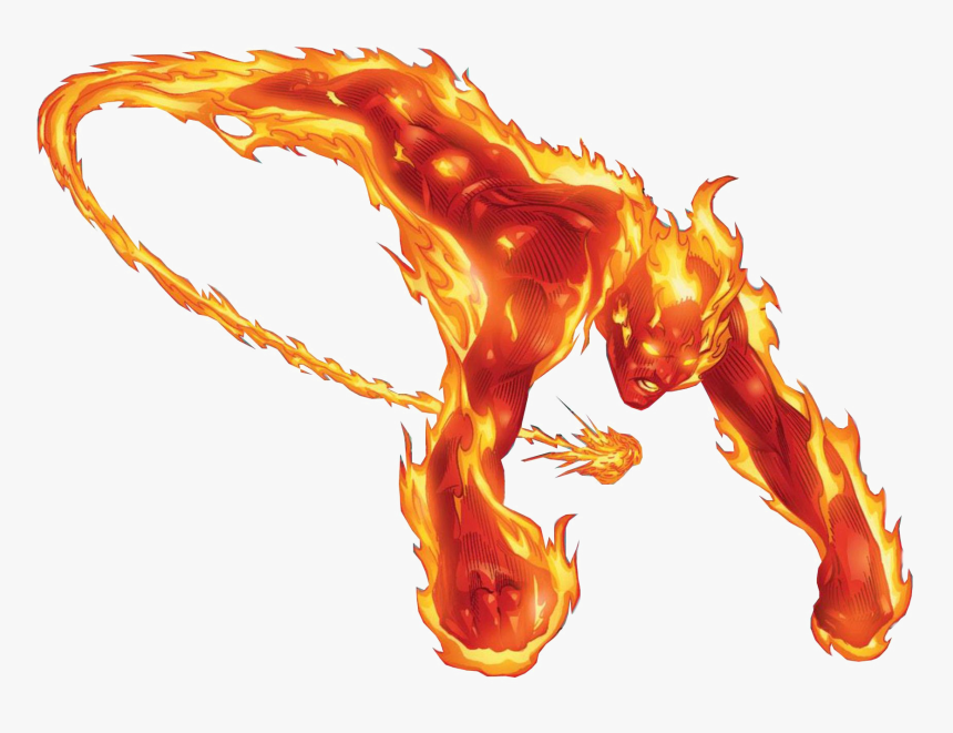 Human Torch Png Transparent Images - Human Torch Transparent Background, Png Download