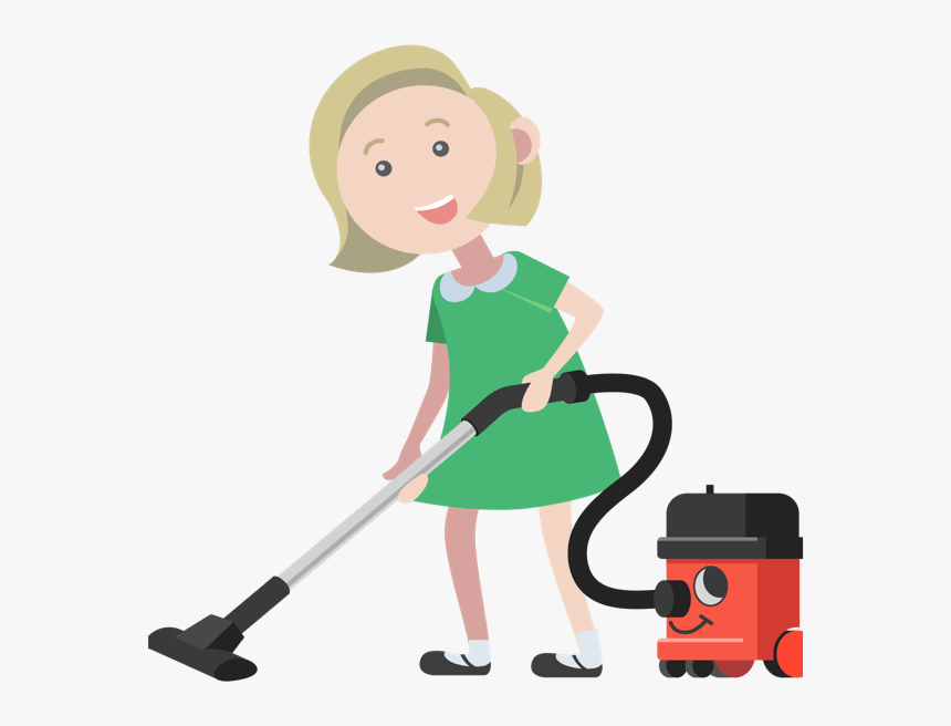 Boy Doing Chores Png - Cartoon, Transparent Png