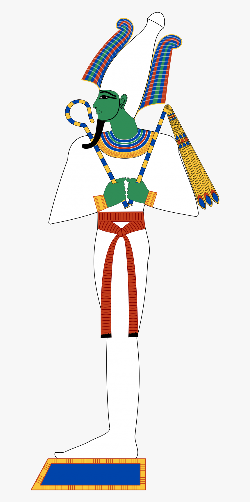 Osiris Was The King Of The Underworld According To - Osiris Egyptian God, HD Png Download
