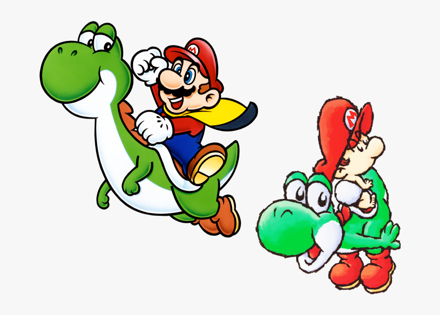 Super Mario World Mario And Yoshi, HD Png Download
