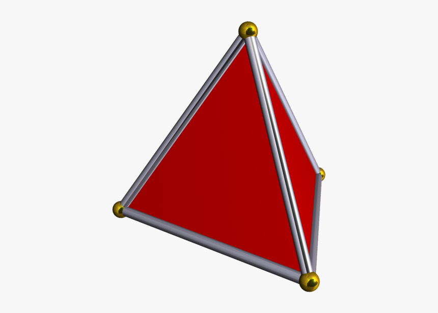 File - Tetrahedron - Tetrahedron Png, Transparent Png