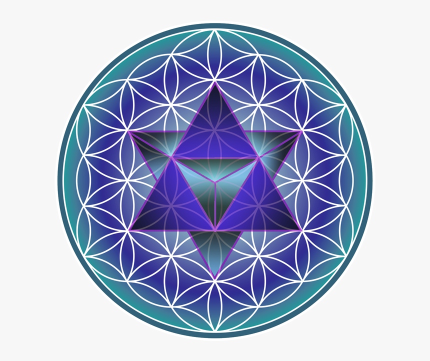 Flower Of Life Neon, HD Png Download