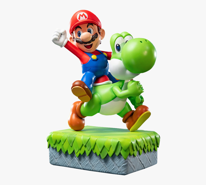 Mario And Yoshi Statue, HD Png Download