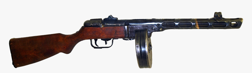 Ppsh-41 Png - Ppsh 41 Submachine Gun, Transparent Png