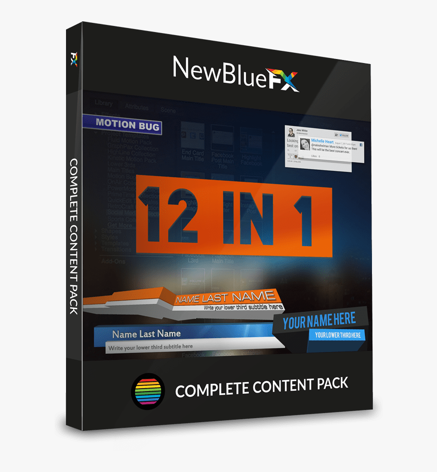 Complete Content Pack - Newblue, HD Png Download