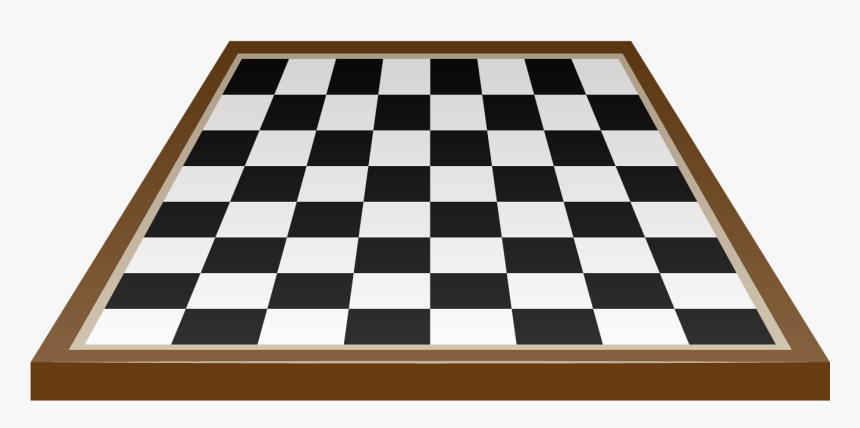 Checkers Png - Black And White Chess Board Vector, Transparent Png