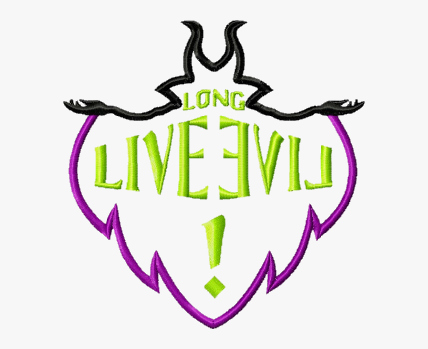 Longliveevil Descendants Mal Maleficent Png Maleficent - Descendants Long Live Evil Logo, Transparent Png