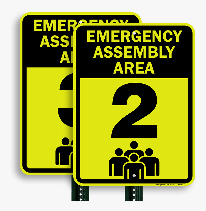 Drill Clipart Tornado Drill - Emergency Rally Point Sign, HD Png Download