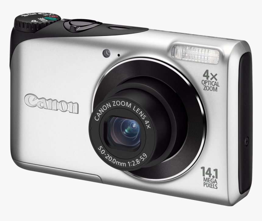 Transparent Dslr Camera Png - Canon Powershot A2200 14mpx, Png Download
