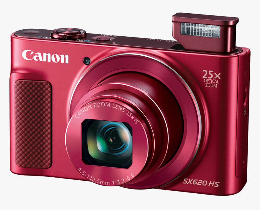 Canon Powershot Sx620 Hs Brings 25x Optical Zoom To - Canon Powershot Sx620hs Red, HD Png Download