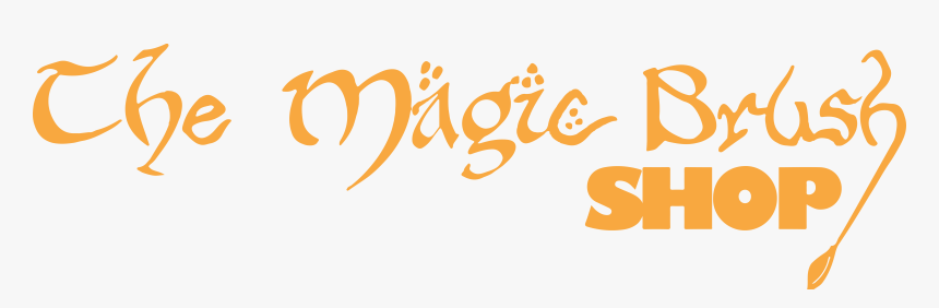 From The Team At The Magic Brush Shop Logo - Calligraphy, HD Png Download